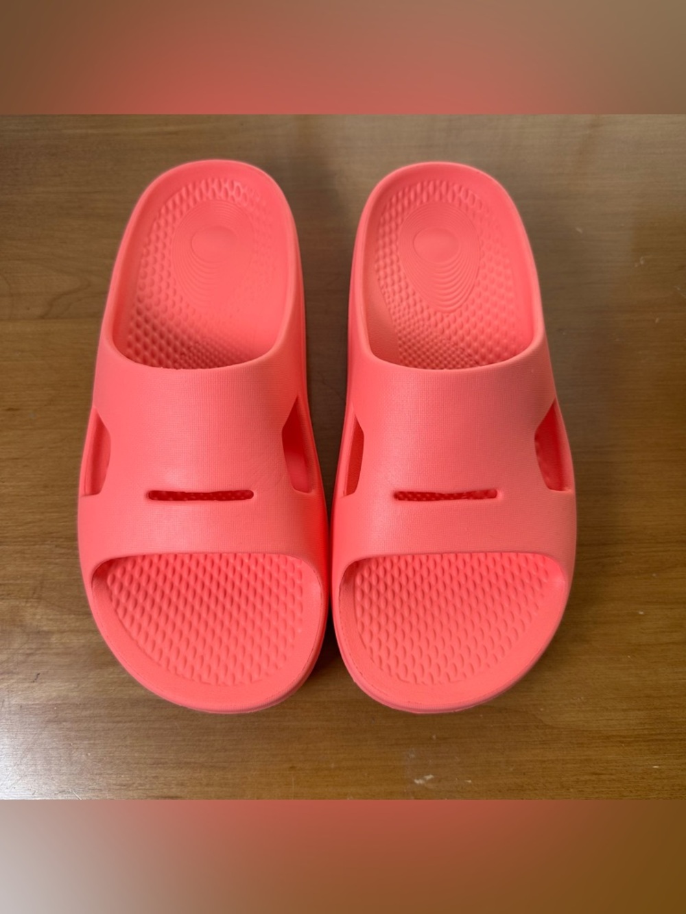 Revitalign Fusion Strive Slide Orthotic Sandals Georgia Peach (Coral) Women’s 7 - Picture 3 of 12